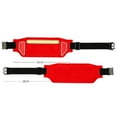thumbnail image 4 of WEUVEB Workout Waist Pouch for Women, Running Sports Belt with Adjustable Strap, Red, 4 of 8