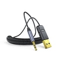 thumbnail image 2 of Seitruly Adaptador auxiliar para coche compatible con Bluetooth V5.0, receptor de de sonido de Audio, conector de 3,5mm, Cable de extensión de Cables de audio/vídeo, 2 of 8