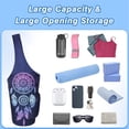 thumbnail image 5 of Yoga Mat Bag - Large Opening Long Tote Yoga Mat Carrier Holder Bag with Waterproof Wet Zipper Pocket and Drawstring Water Bottle Pocket - Yoga Bag Fit Most Size Mats, 5 of 6