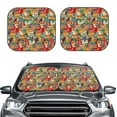 thumbnail image 2 of Sikiie Funny Owl Bird Print Foldable Car Windshield Sun Visor, Car Window Sunshade Suitable for Sedan, SUV and Truck Car Accessories-Medium, 2 of 6