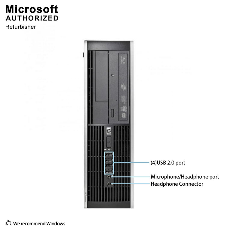 Restored HP Compaq Pro 6300 SFF Desktop PC with Intel i5 CPU