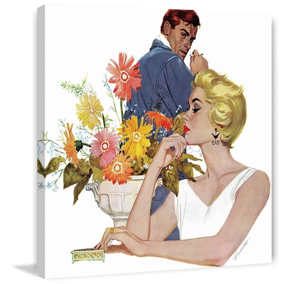 Marmont Hill "Anniversary Quarrel" by Lynn Buckham Painting Print on Canvas