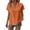 Linen Tops-A0262Orange, variant on Womens Linen Tank Top Pleated Front V-Neck Tank Tops Casual Tops Loose Fit Solid A-Line Soft Breathable Summer Beach Outfits