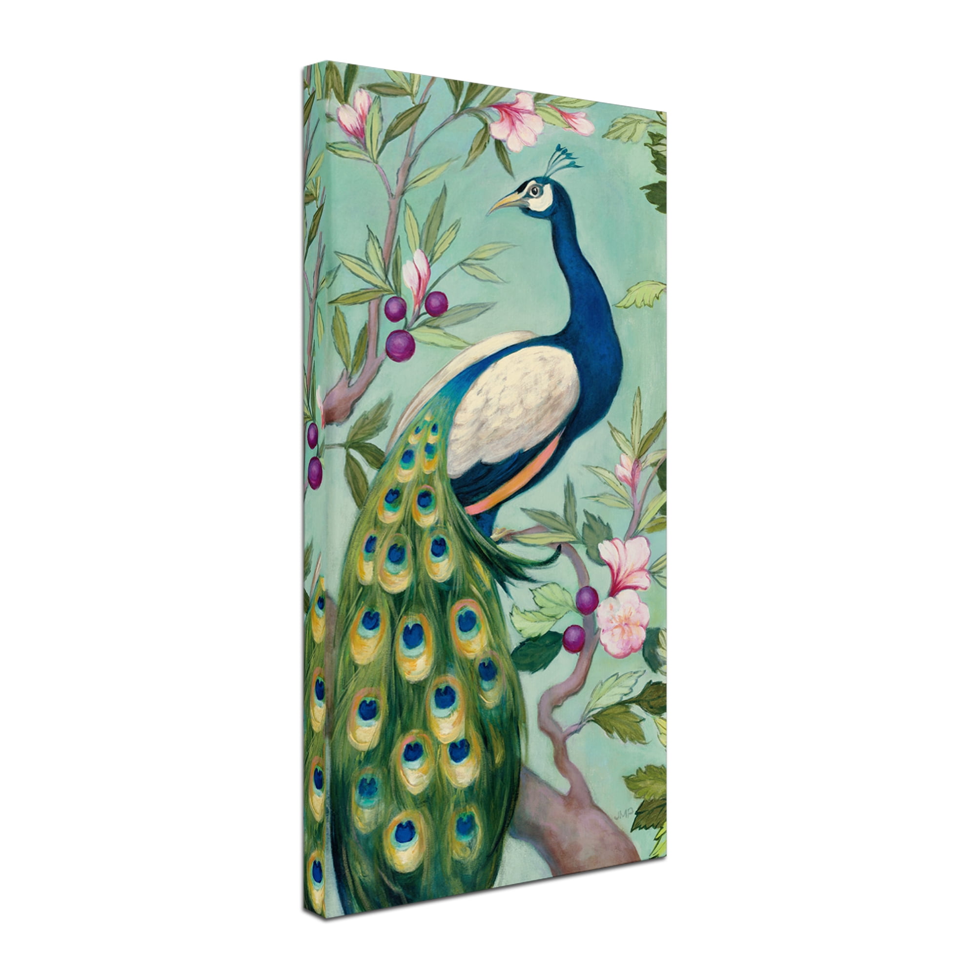 Trademark Fine Art 'Pretty Peacock II' Canvas Art by Julia Purinton