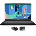 thumbnail image 1 of MSI Modern 15 Gaming/Business Laptop (Intel i7-1255U 10-Core, 15.6in 60Hz Full HD (1920x1080), Intel Iris Xe, 16GB RAM, 2TB PCIe SSD, Backlit KB, Wifi, USB 3.2, Win 10 Pro) with Clutch GM08 , Pad, 1 of 7