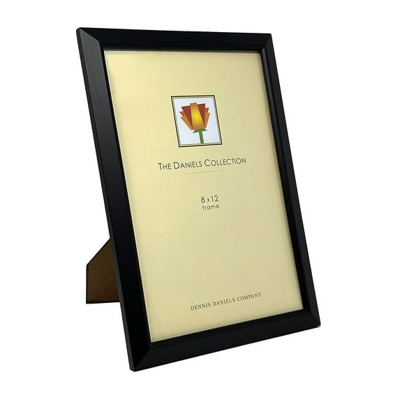 DIAMOND POINT bevel classic in ebony black by Dennis Daniels - 8x12