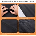 thumbnail image 3 of SONGAUN Window Air Conditioner Cover Outdoor, Luxiv Outside Window AC Unit Cover Black Dust-proof Waterproof Outdoor AC Protection Insulation Defender (21Wx16Dx15H), 3 of 7