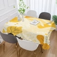 thumbnail image 6 of 54x54 Inch Tablecloth Polyester Square Tablecloth for Home Kitchen Dinner Decor Abstract Summer Background, 6 of 9