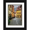 thumbnail image 1 of Murdock, Ramona 17x24 Black Ornate Wood Framed with Double Matting Museum Art Print Titled - Rothenberg Street Café, 1 of 4