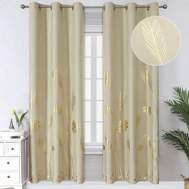 Cortinas para Ventana Estelar Textiler Blackout 183x183cm Beige x2