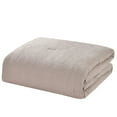thumbnail image 6 of Chezmoi Collection Wilmer Waffle Weave Comforter Bedding Set, King, Gray, 3-Piece, 6 of 10