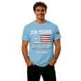 thumbnail image 5 of DHFJKG Men's Short Sleeve T Shirt United States 250 Years Anniversary 1776-2026 Top We The People 4Th Of July Shirts For Men National Flag Tee, 5 of 5