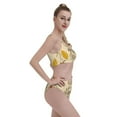 thumbnail image 4 of Daiia Thanksgiving With A Grateful Heart printed 2 piece Swimsuit Bikinis for Women High Waisted Racerback Bathing Suits Summer Tummy Control Scoop Neck Swimwear-X-Large, 4 of 8