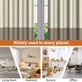 thumbnail image 5 of Lfeey Bedroom Blackout Curtains, Beige, 63 inch Long, 2 panels, 5 of 6