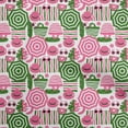 thumbnail image 1 of oneOone Cotton Flex Pink Fabric Beach Craft Projects Decor Fabric Printed By The Yard 40 Inch Wide, 1 of 4