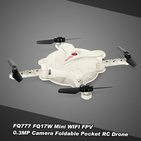 FQ777 FQ17W 6-Axis Gyro Mini Wifi FPV Foldable G-sensor Pocket Drone with 0.3MP Camera Altitude Hold RC