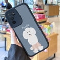 thumbnail image 2 of Agregue un toque de alegría a su iPhone con una divertida funda para teléfono plateada mate con diseño de dibujos animados, 2 of 4