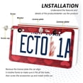 thumbnail image 5 of GZHJMY Valentine's Day Heart License Plate Frames, License Plate Covers, 2 Packs Universal Aluminum Tag Frame with 2 Holes & Screw Caps for Front and Rear Car Tags, Round Hole Decorative, 5 of 7