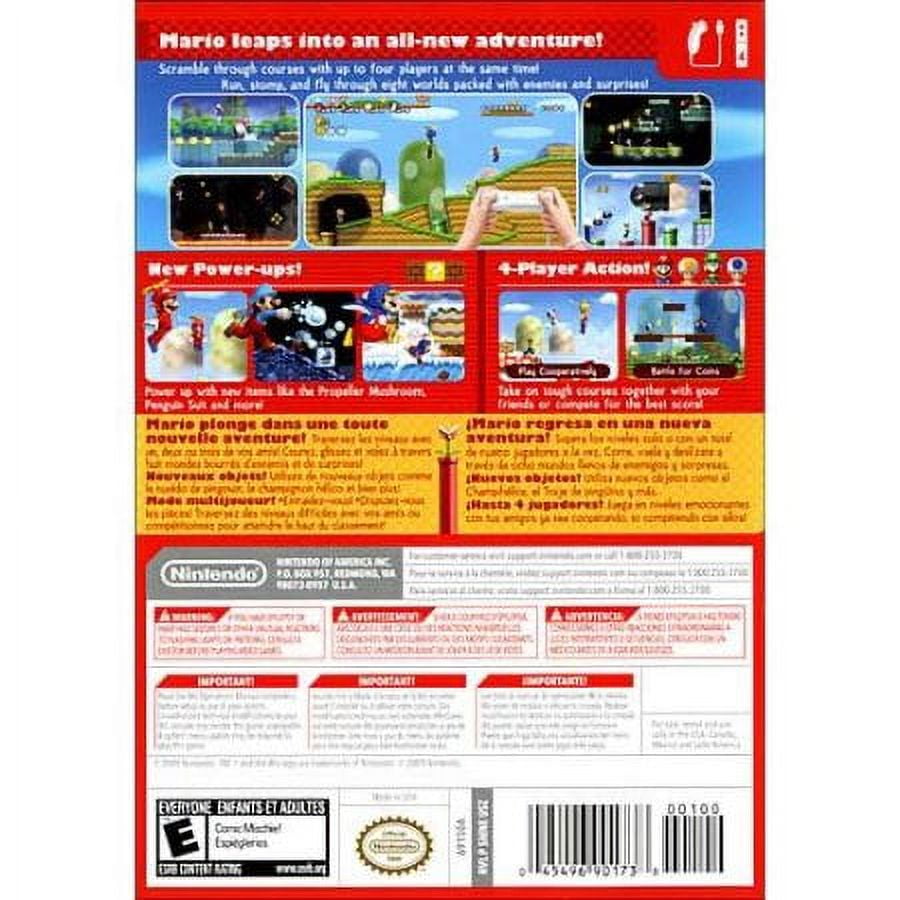 Wii Black Console with New Super Mario Brothers Wii and Music CD - Standard  Edition: Nintendo Wii: Video Games 