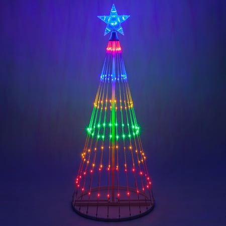 Wintergreen Lighting 6 Multicolor Outdoor Christmas Light Show