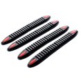 thumbnail image 1 of 4pcs Car Bullet Bumper Corner Guard Sticker Anti-collision Trim Rubber Protect, 1 of 5