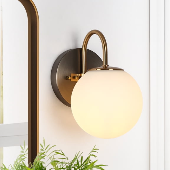 Aladarimostinin 5.3-in W 1 -Light Polished Gold Wall Sconce