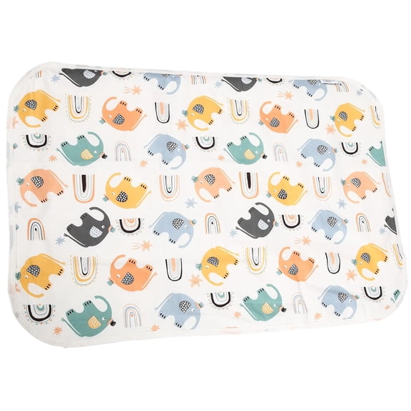 Baby Diaper Changing Pad, 21 5/8" x 31.5" Waterproof Changing Pad Liners - Reusable Soft and Absorbent Portable Changing Mat(Colorful Dinosaur1PCS)