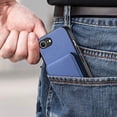 thumbnail image 6 of ELEHOLD Case for iPhone 16e, RFID Blocking Slim PU Leather Wallet Case with Card Holder & Kickstand,Blue, 6 of 11