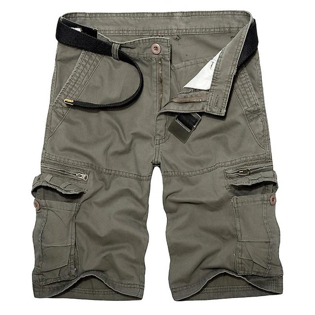 Men Hiking Climbing Cargo Shorts Multi-pocket Combat Work Pants Bottoms