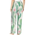 thumbnail image 4 of PISONIC Cactus Printed Women's Pajama Pants, Comfy Pajama Bottoms With Pockets&Drawstring, 4 of 7