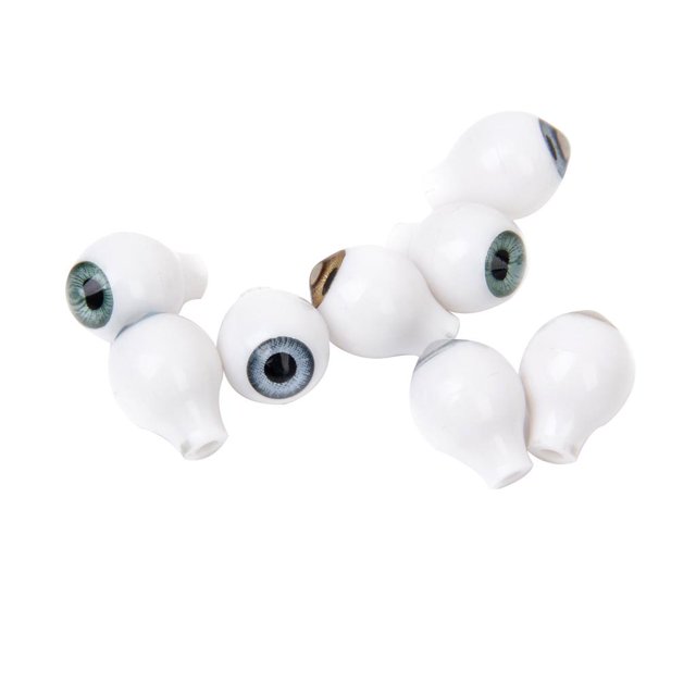 8 piezas de 8 mm de acrílico para muñecas, ojos de oso, máscara para fiesta de Halloween, accesorios para globos oculares, juguete para niños B