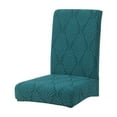 thumbnail image 2 of Leaf Pattern Dining Chair Cover, Elastic Polyester Seat Slipcover for Home and Hotel Decor, 2 of 6