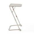 thumbnail image 3 of Homycasa Plateau de Salle à Manger TV Pliant Réglable avec Porte-Gobelet Beige, 3 of 6
