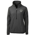 thumbnail image 2 of Women's Cutter & Buck Charcoal Las Vegas Raiders  Cascade Eco Sherpa Fleece Half-Zip Jacket, 2 of 3