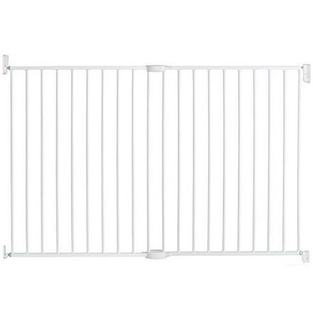 Munchkin Extending XL Tall and Wide Hardware Baby Gate, Extends 33" - 56" Wide, White