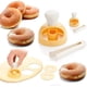 thumbnail image 1 of Juego De 2 Cortadores De Rosquillas De 3 Pulgadas, Cortador De Galletas Redondo Para Hornear Moldes De Rosquillas De Plástico Con Alicates De Inmersión Jormftte WMZL-1688, 1 of 7