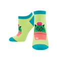 thumbnail image 1 of Ladies Kitty Cactus Graphic Ped Socks, 1 of 2