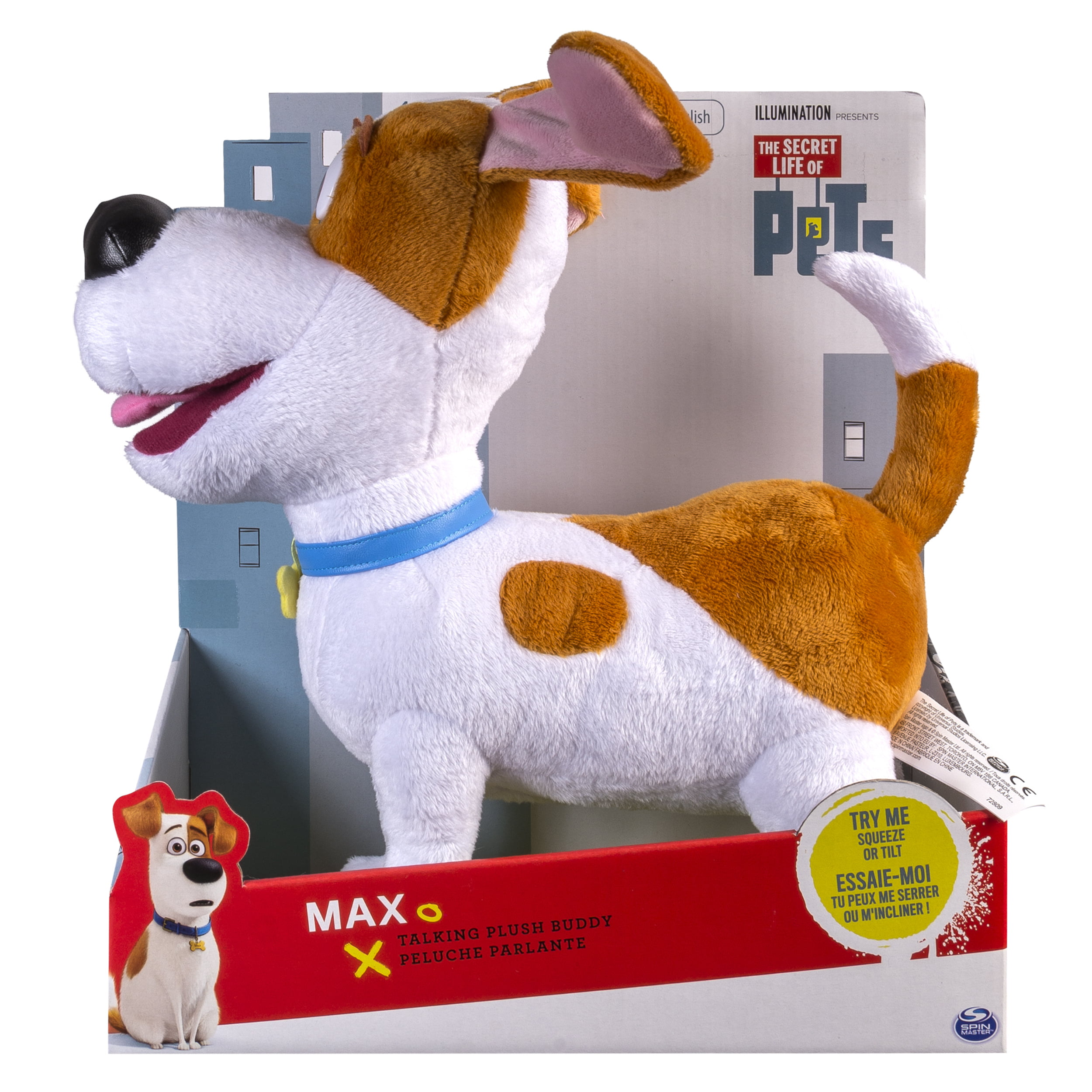 Details about   15" MAX The Secret Life of Pets 2 Movie Dog Soft Doll Plush Toy Hand Pillow Gift 