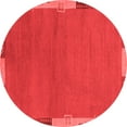 thumbnail image 1 of Ahgly Company Indoor Round Abstract Red Modern Area Rugs, 8' Round, 1 of 4