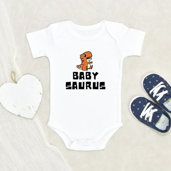 Newbabywishes - Funny Little Saurus Baby Clothes for Boys and Girls - Newborn Baby Clothes