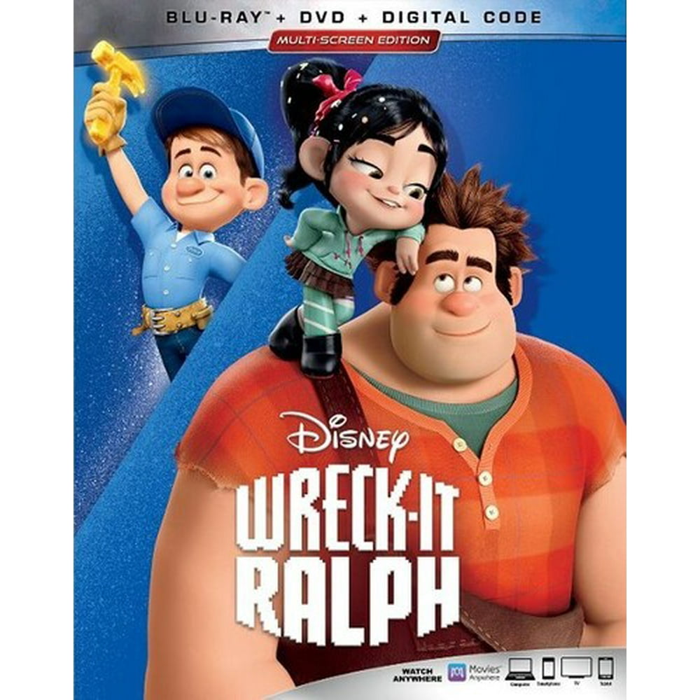 WreckIt Ralph (Bluray + DVD + Digital Copy)