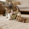 thumbnail image 6 of Fix Cat Dental Health, Creative Fish Bone Cats Toy, Wooden Catnip Fishbone Shape Cat Teething, Healthy Kitten Teeth Cleaning Dental Chew Toy for All Cats Breeds, 6 of 7