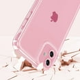 thumbnail image 4 of Case for iPhone 11 6.1 inch,Sparkly Clear Case for Women,Soft TPU Silicone Bumper Protective Cover Case for iPhone 11,Pink, 4 of 5