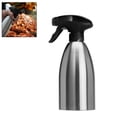 thumbnail image 3 of Pulverizador de aceite de acero inoxidable de 500 ml, botella vacía, botella de vinagre, dispensador de aceite para cocinar ensaladas, barbacoa, herramienta de cocina, 3 of 9