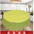 thumbnail image 4 of Mantel desechable de color sólido multicolor opcional redondo (84 pulgadas) mantel de plástico peva, 4 of 6