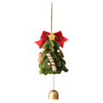 thumbnail image 1 of Christmas Tree Decorations 2025 Christmas Tree Decorations Rattan Garland Scene Layout with Door Hanging Pendant Small Christmas Tree, 1 of 6