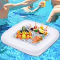 thumbnail image 4 of Bar de Service Gonflable Refroidisseur de Buffet Glacière de Service Buffet Flottant Refroidisseur de Boissons pour Servir des Salades Gonflage/dégonflage Rapide, 4 of 5