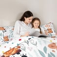 thumbnail image 5 of Homewish Brown Highland Cow 2pcs Bedding Comforter Set for Teens Boys Girls,Flower Animal Twin Comforter Sets,Dreamy Princess Breathable Bedding Set,Ultra Soft Home Decor,Reversible, 5 of 8