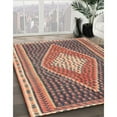 thumbnail image 3 of Ahgly Company Machine Washable Indoor Rectangle Contemporary Chestnut Brown Area Rugs, 7' x 10', 3 of 7