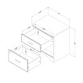 thumbnail image 2 of South Shore Versa, Traditional Nightstand,  Brown, 2 of 11